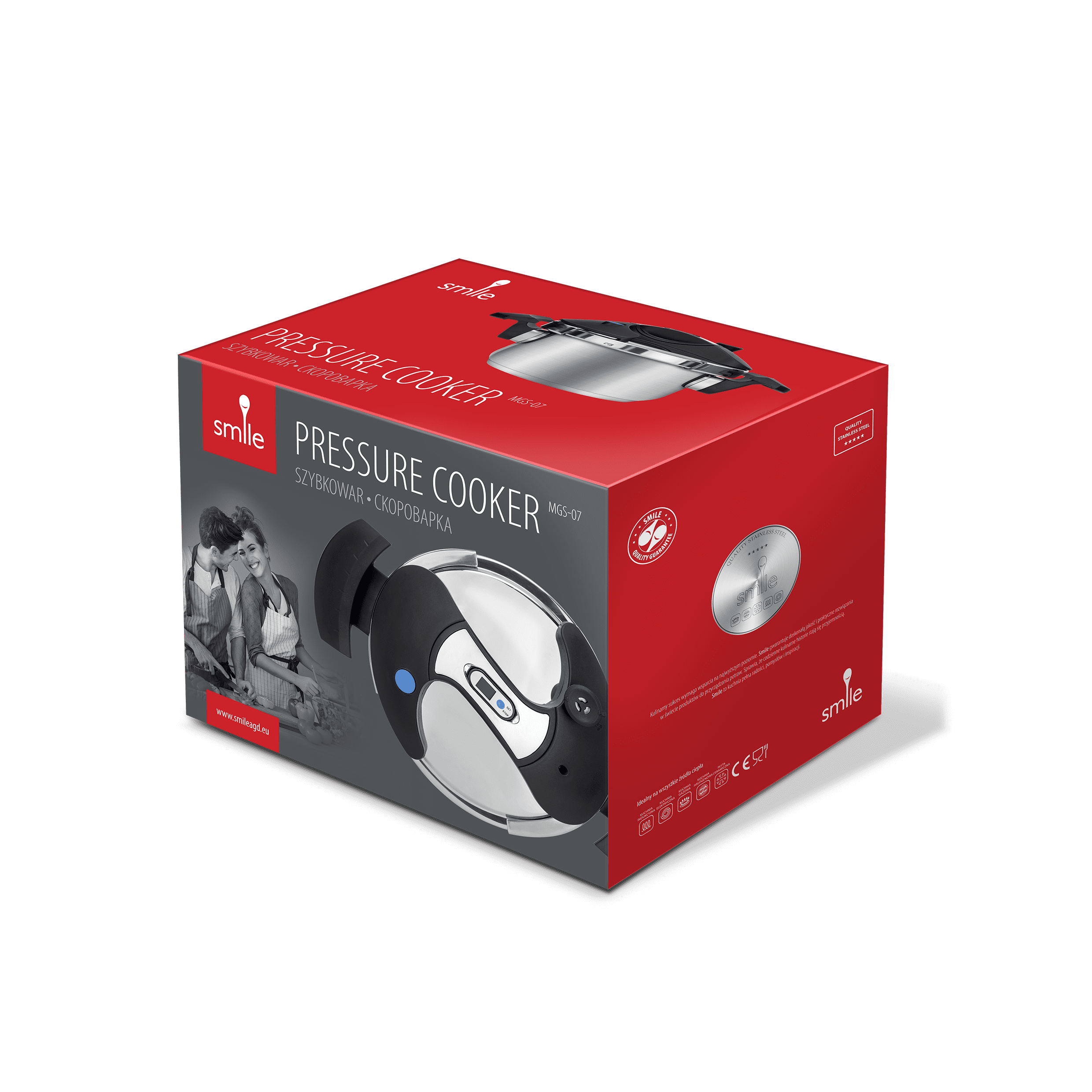 Smile - Multifunctionele Snelkookpan 7 Liter - Accessoires