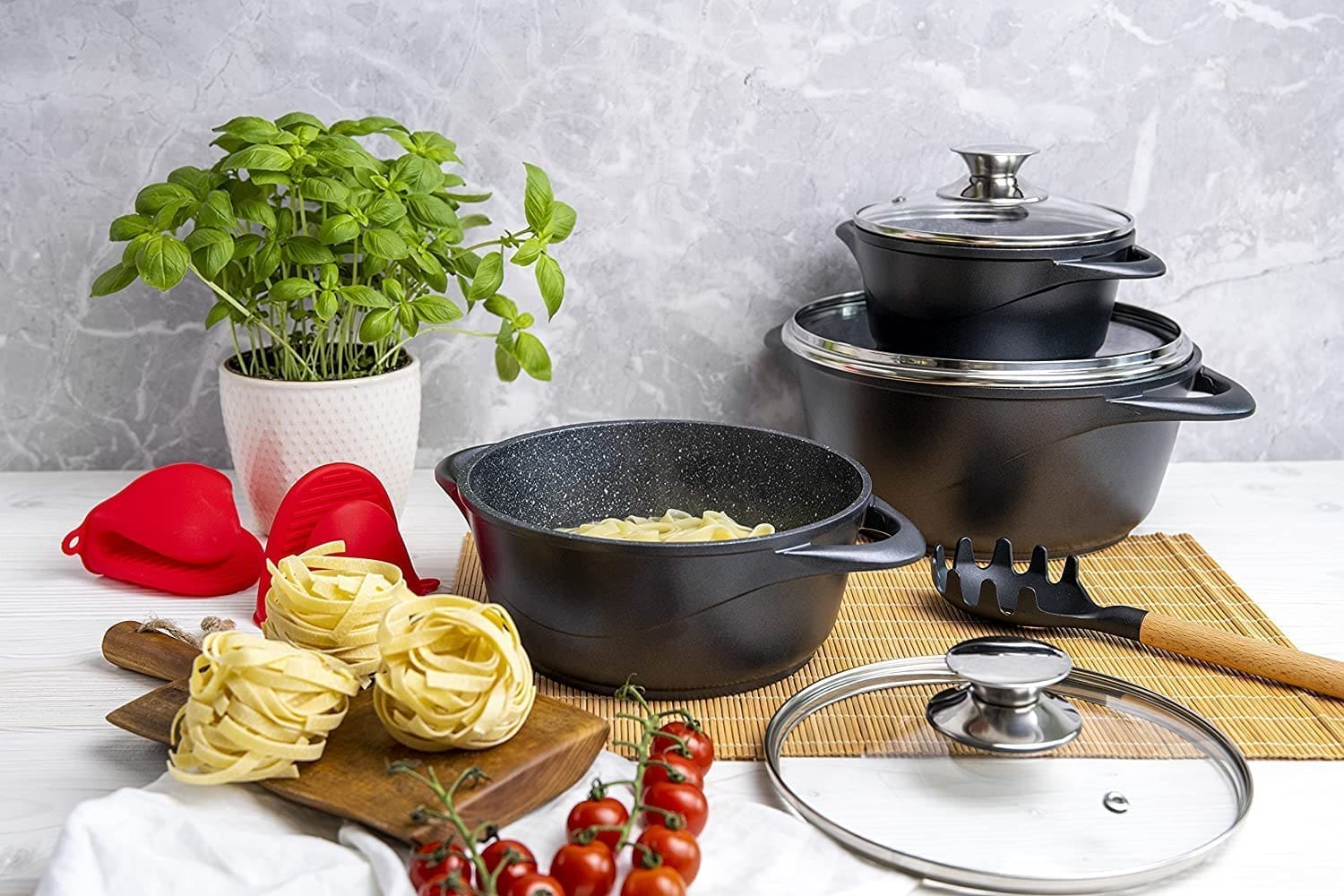 Smile - Pannenset - Gietaluminium - MGK-18