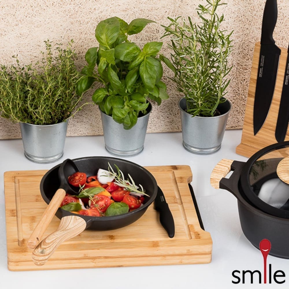 Smile - Snijplank Bamboe - Hakblok - Extra Dik