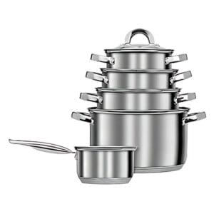 Smile - Pannenset - RVS - MGK-10