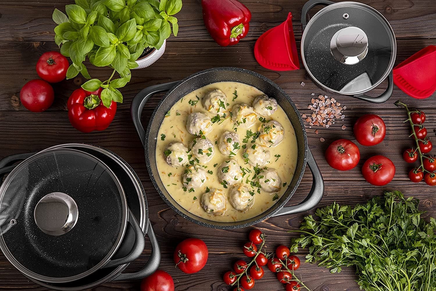 Smile - Pannenset - Gietaluminium - MGK-18