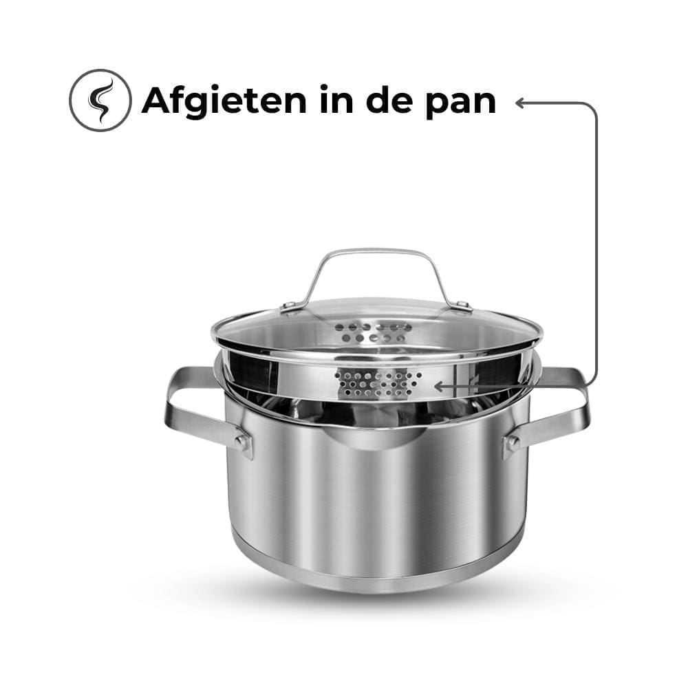 Smile - Pannenset - RVS - MGK-11